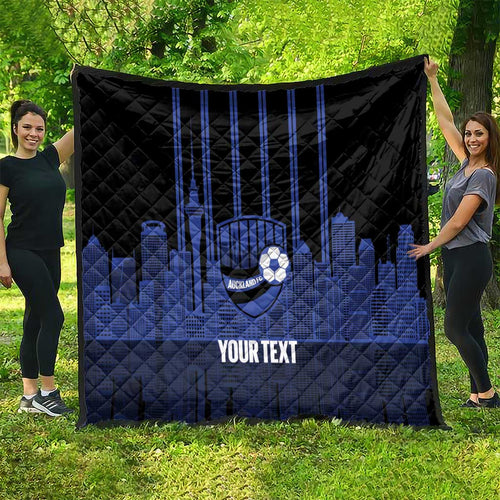 New Zealand Auckland Football Custom Quilt Go City of Sails Est 2025
