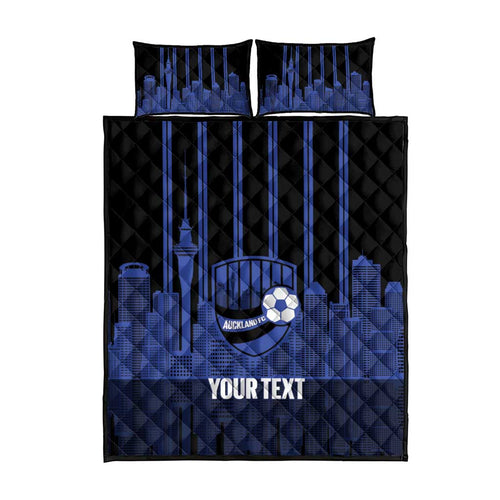 New Zealand Auckland Football Custom Quilt Bed Set Go City of Sails Est 2025