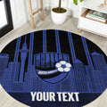 New Zealand Auckland Football Custom Round Carpet Go City of Sails Est 2025