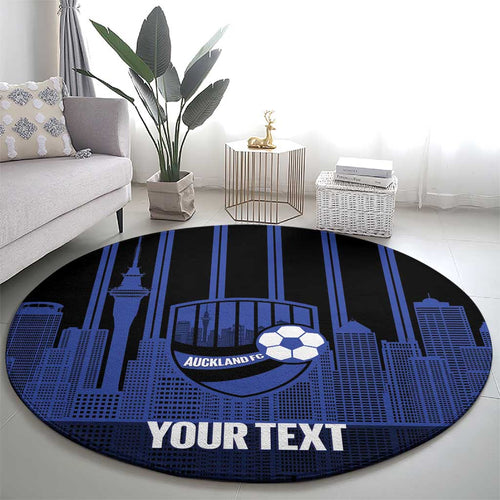 New Zealand Auckland Football Custom Round Carpet Go City of Sails Est 2025