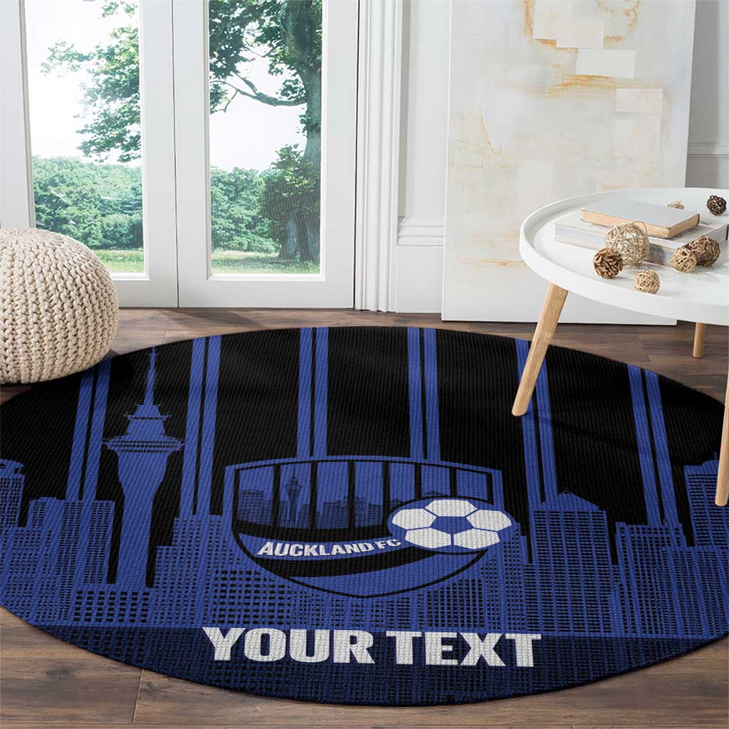 New Zealand Auckland Football Custom Round Carpet Go City of Sails Est 2025