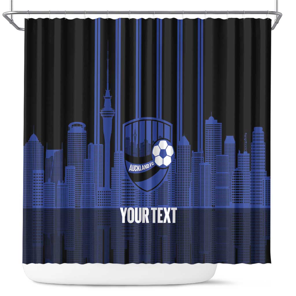 New Zealand Auckland Football Custom Shower Curtain Go City of Sails Est 2025