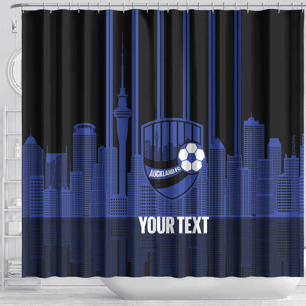 New Zealand Auckland Football Custom Shower Curtain Go City of Sails Est 2025