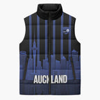 New Zealand Auckland Football Custom Sleeveless Puffer Jacket Go City of Sails Est 2025