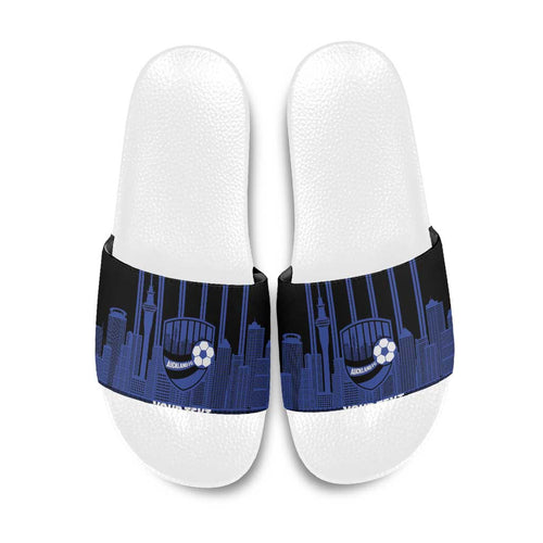 New Zealand Auckland Football Custom Slide Sandals Go City of Sails Est 2025