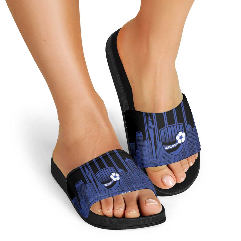 New Zealand Auckland Football Custom Slide Sandals Go City of Sails Est 2025