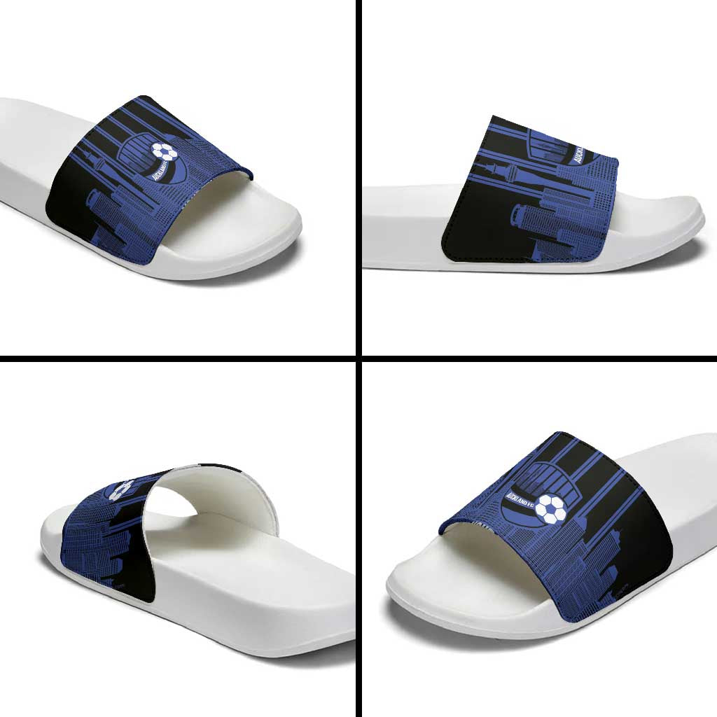 New Zealand Auckland Football Custom Slide Sandals Go City of Sails Est 2025