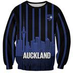 New Zealand Auckland Football Custom Sweatshirt Go City of Sails Est 2025