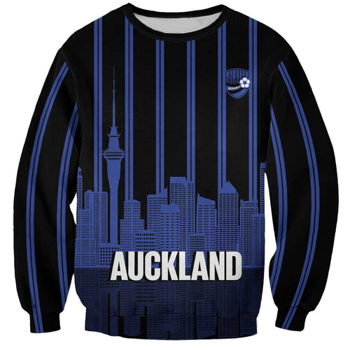 New Zealand Auckland Football Custom Sweatshirt Go City of Sails Est 2025