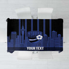 New Zealand Auckland Football Custom Tablecloth Go City of Sails Est 2025