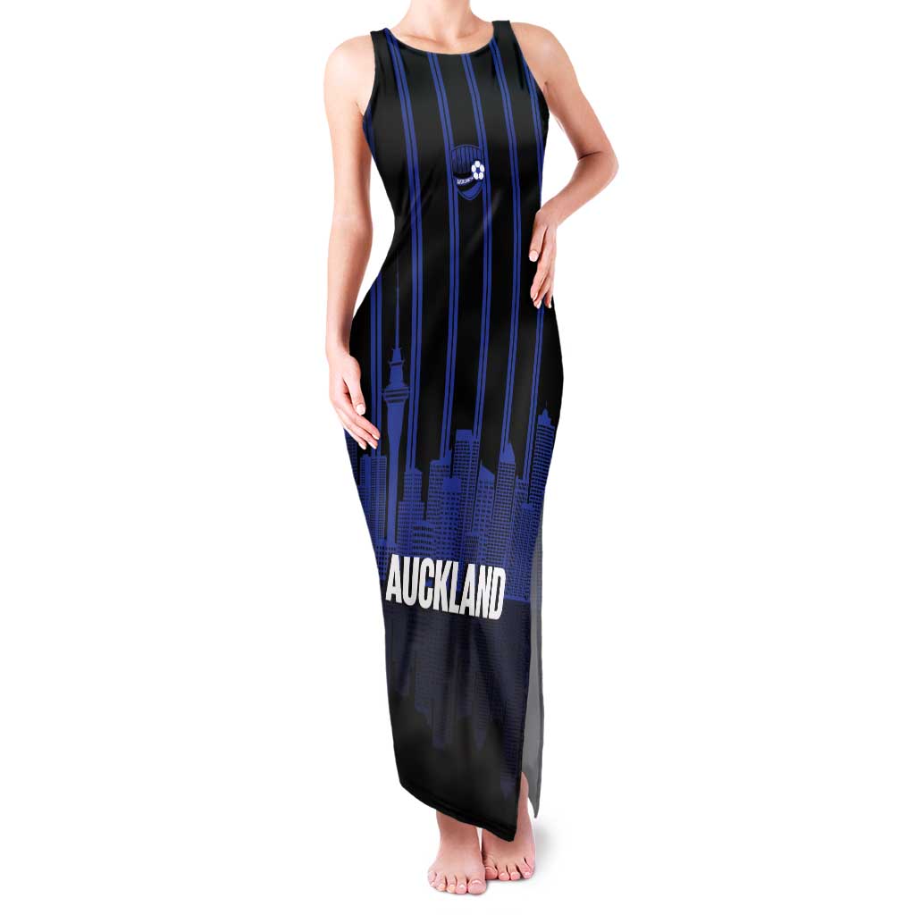 New Zealand Auckland Football Custom Tank Maxi Dress Go City of Sails Est 2025