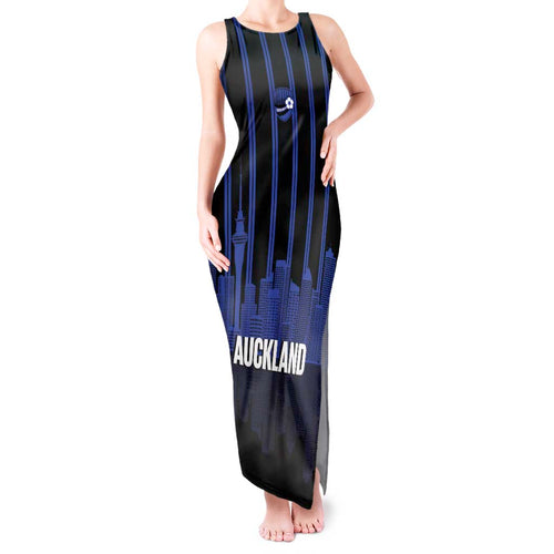 New Zealand Auckland Football Custom Tank Maxi Dress Go City of Sails Est 2025