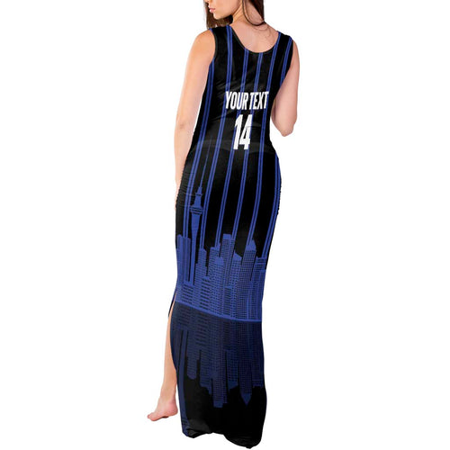 New Zealand Auckland Football Custom Tank Maxi Dress Go City of Sails Est 2025