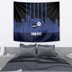 New Zealand Auckland Football Custom Tapestry Go City of Sails Est 2025