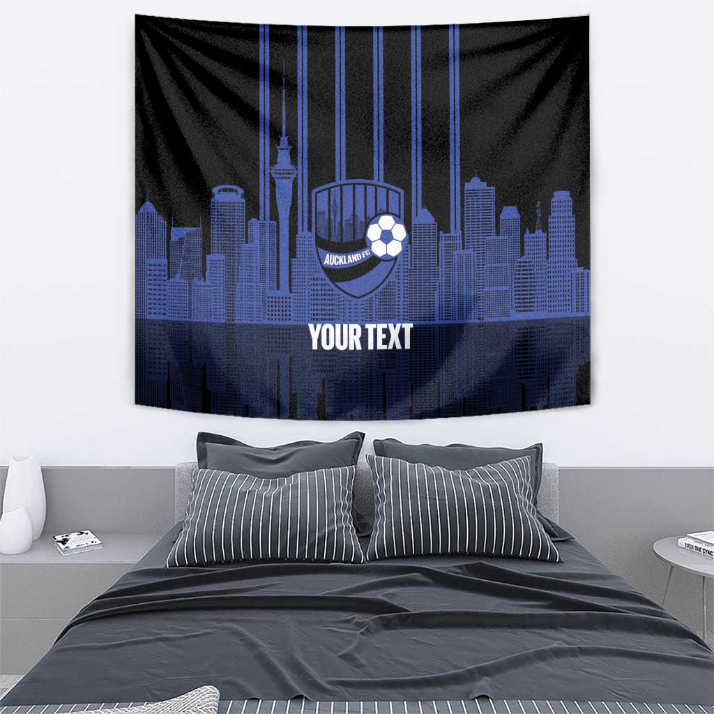 New Zealand Auckland Football Custom Tapestry Go City of Sails Est 2025