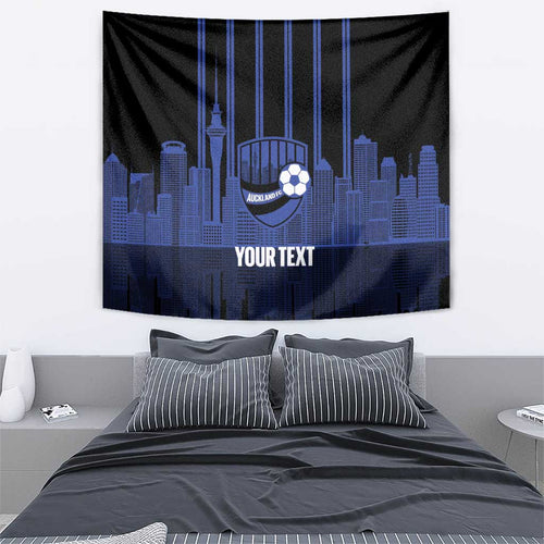 New Zealand Auckland Football Custom Tapestry Go City of Sails Est 2025