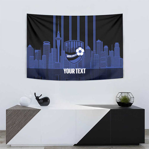New Zealand Auckland Football Custom Tapestry Go City of Sails Est 2025