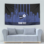 New Zealand Auckland Football Custom Tapestry Go City of Sails Est 2025