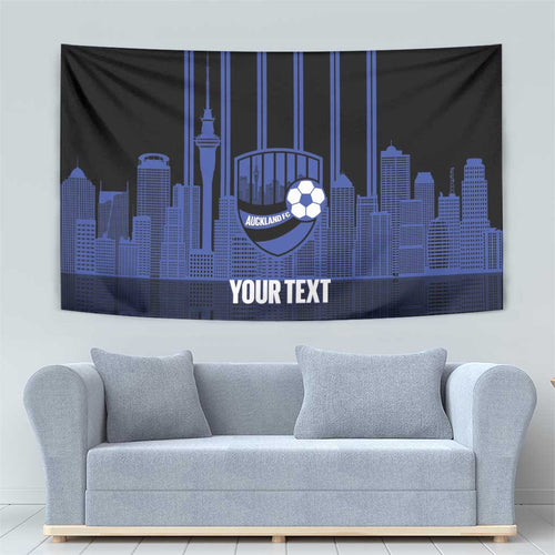 New Zealand Auckland Football Custom Tapestry Go City of Sails Est 2025