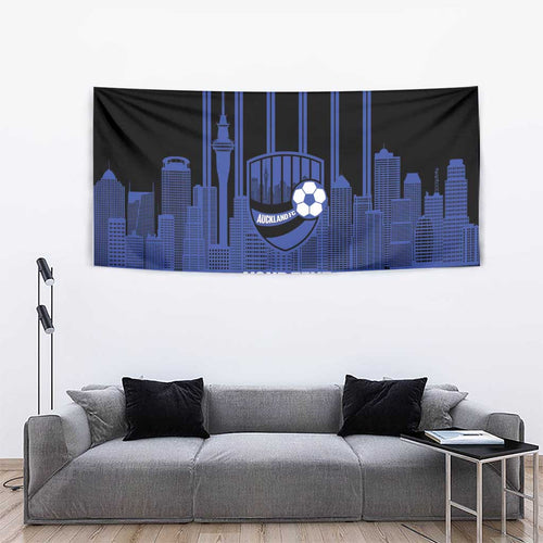 New Zealand Auckland Football Custom Tapestry Go City of Sails Est 2025