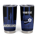 New Zealand Auckland Football Custom Tumbler Cup Go City of Sails Est 2025