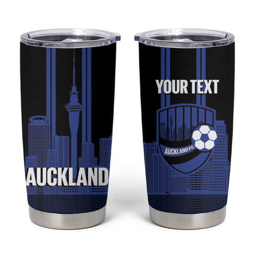 New Zealand Auckland Football Custom Tumbler Cup Go City of Sails Est 2025