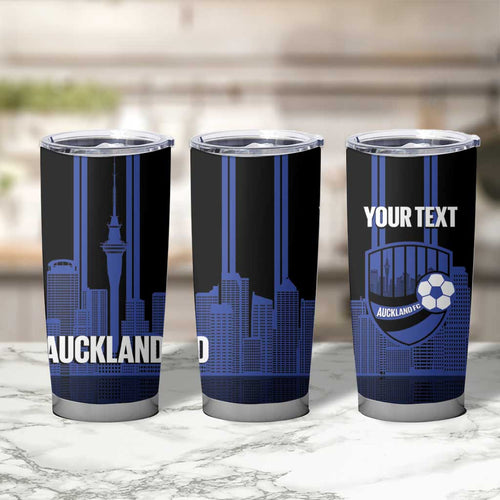 New Zealand Auckland Football Custom Tumbler Cup Go City of Sails Est 2025