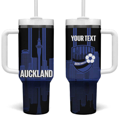 New Zealand Auckland Football Custom Tumbler With Handle Go City of Sails Est 2025