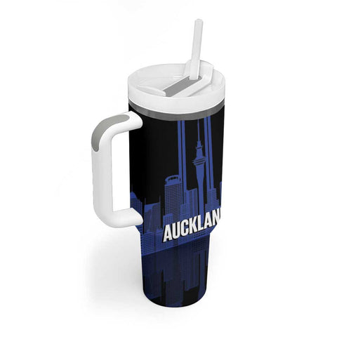 New Zealand Auckland Football Custom Tumbler With Handle Go City of Sails Est 2025