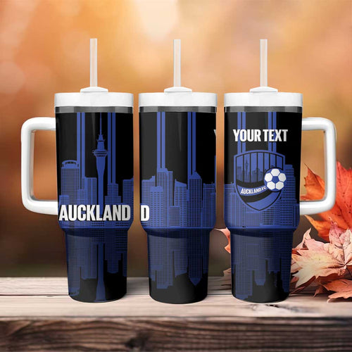 New Zealand Auckland Football Custom Tumbler With Handle Go City of Sails Est 2025
