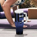 New Zealand Auckland Football Custom Tumbler With Handle Go City of Sails Est 2025