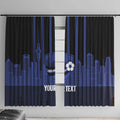 New Zealand Auckland Football Custom Window Curtain Go City of Sails Est 2025