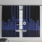 New Zealand Auckland Football Custom Window Curtain Go City of Sails Est 2025
