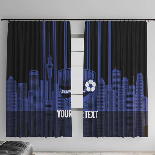 New Zealand Auckland Football Custom Window Curtain Go City of Sails Est 2025