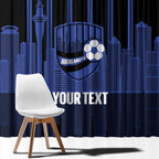 New Zealand Auckland Football Custom Window Curtain Go City of Sails Est 2025