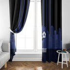 New Zealand Auckland Football Custom Window Curtain Go City of Sails Est 2025
