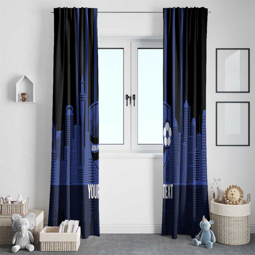 New Zealand Auckland Football Custom Window Curtain Go City of Sails Est 2025