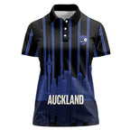 New Zealand Auckland Football Custom Women Polo Shirt Go City of Sails Est 2025