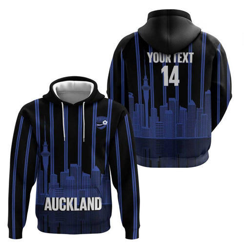 New Zealand Auckland Football Custom Zip Hoodie Go City of Sails Est 2025