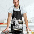 New Zealand South Island Football Custom Apron Aoraki Mount Cook With Kiwi Maori Pattern
