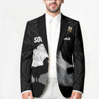 New Zealand South Island Football Custom Blazer Aoraki Mount Cook With Kiwi Maori Pattern