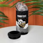 New Zealand South Island Football Custom 4 in 1 Can Cooler Tumbler Aoraki Mount Cook With Kiwi Maori Pattern