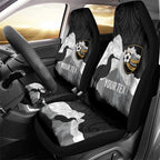 New Zealand South Island Football Custom Car Seat Cover Aoraki Mount Cook With Kiwi Maori Pattern