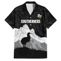 New Zealand South Island Football Custom Family Matching Short Sleeve Bodycon Dress and Hawaiian Shirt Aoraki Mount Cook With Kiwi Maori Pattern