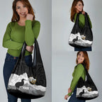 New Zealand South Island Football Custom Grocery Bag Aoraki Mount Cook With Kiwi Maori Pattern