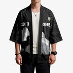 New Zealand South Island Football Custom Kimono Aoraki Mount Cook With Kiwi Maori Pattern