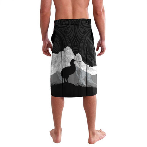 New Zealand South Island Football Custom Lavalava Aoraki Mount Cook With Kiwi Maori Pattern