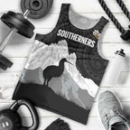 New Zealand South Island Football Custom Men Tank Top Aoraki Mount Cook With Kiwi Maori Pattern