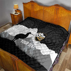 New Zealand South Island Football Custom Quilt Aoraki Mount Cook With Kiwi Maori Pattern