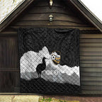 New Zealand South Island Football Custom Quilt Aoraki Mount Cook With Kiwi Maori Pattern